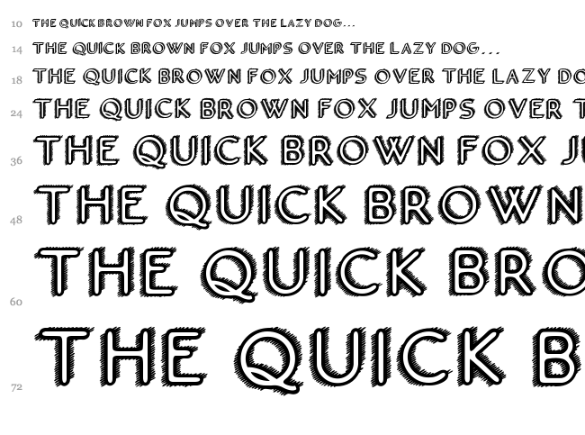 Hotel California font waterfall